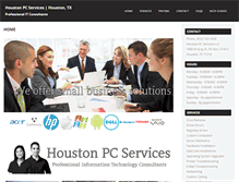Tablet Screenshot of houston-pc.com